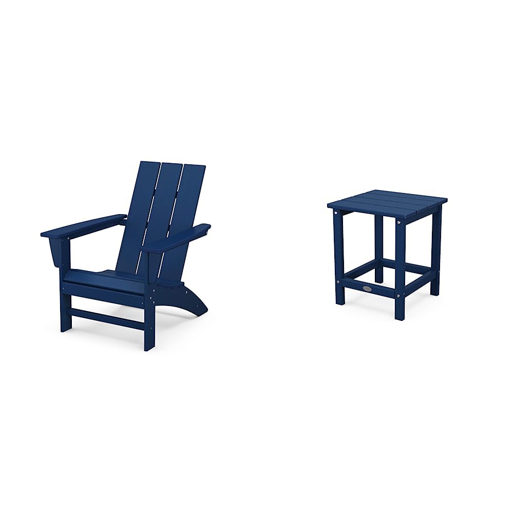 Navy Adirondack Chair & Side Table J27207