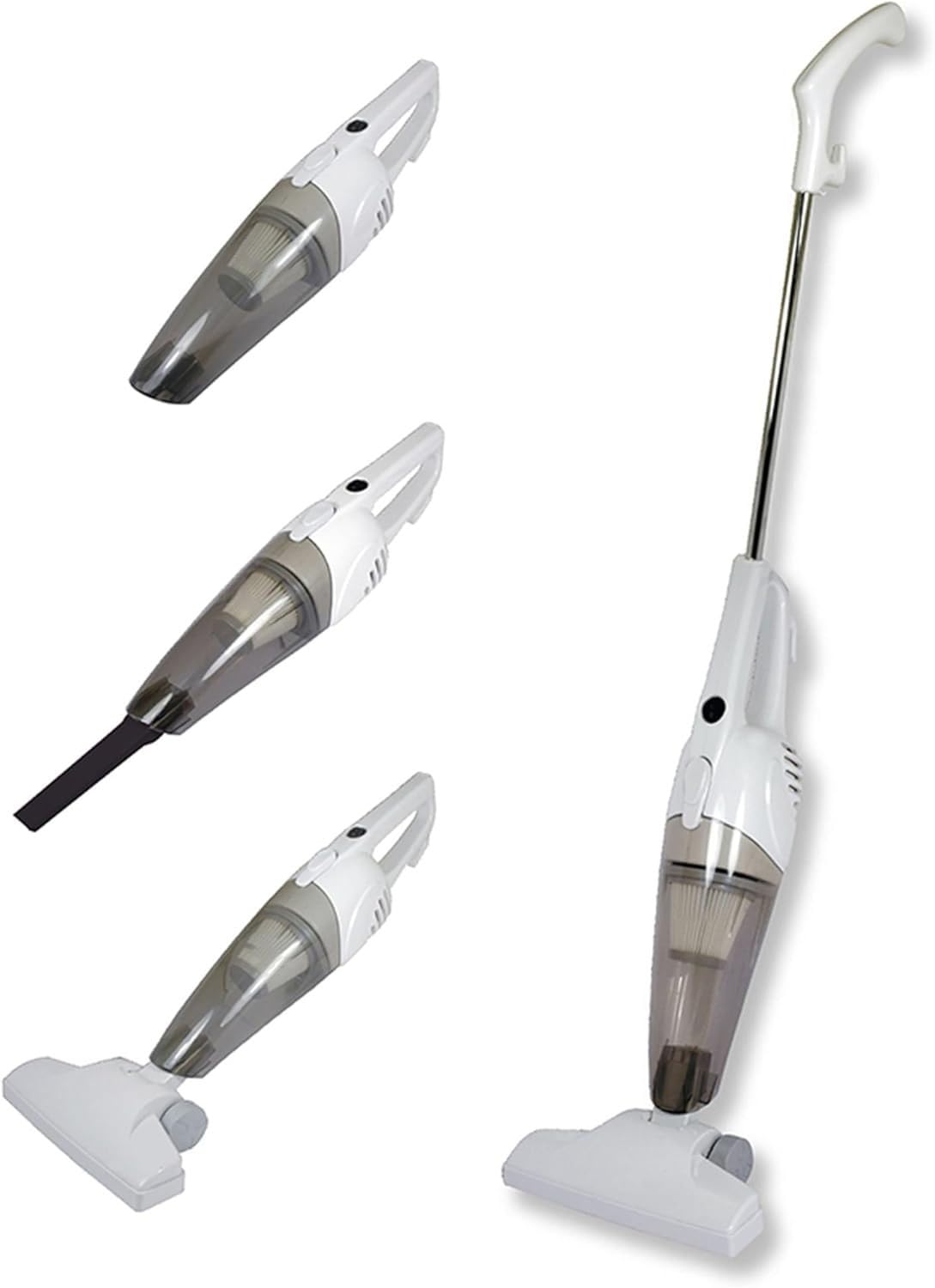 2-in-1 Upright and Handheld Bagless Stick Vacuum with Crevice Tool and Upholstery Brush V593