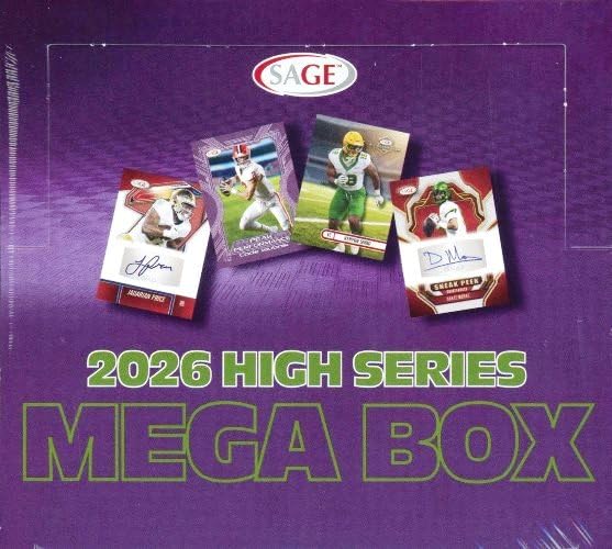 2026 Sage Football HIGH Series Hobby MEGA Box M32767