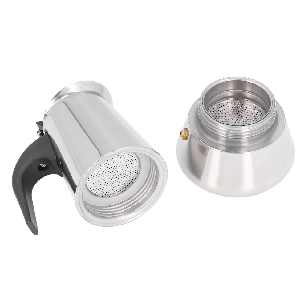 4 Cup Stainless Steel Stovetop Moka Pot V973