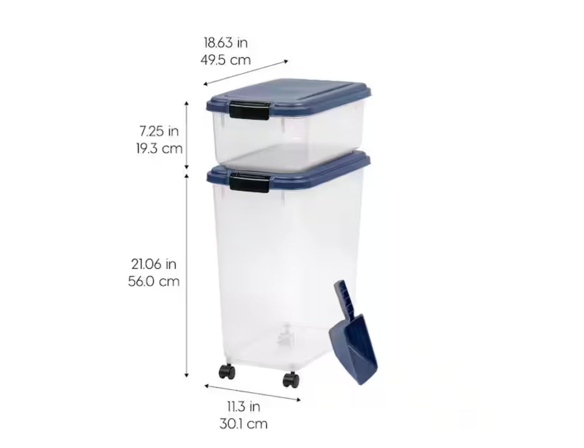 Airtight Pet Food Storage Combo with Scoop U194137