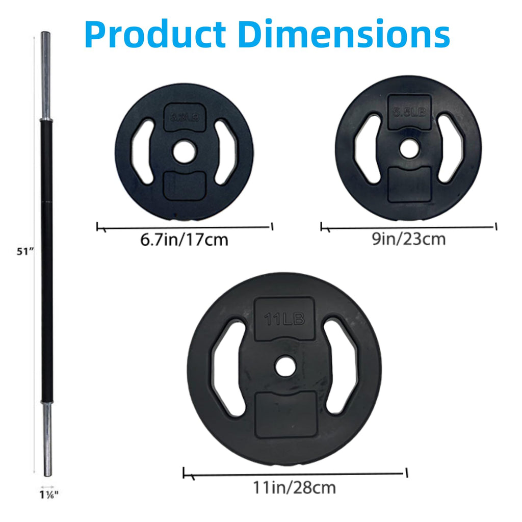 Adjustable Barbell Weight Set Q86966