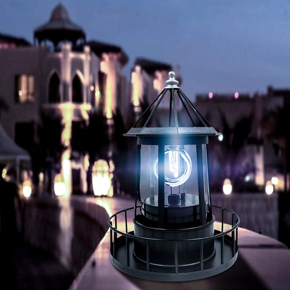 LED Solar Lighthouse Garden Light B23923