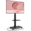 Black Rolling TV Stand for 32-75 Inch TVs V772