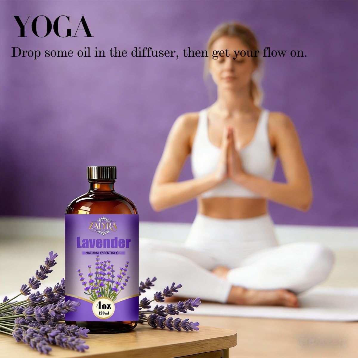Lavender&Lotus Essential Oil 4 Fl Oz+0.33 Fl Oz S967