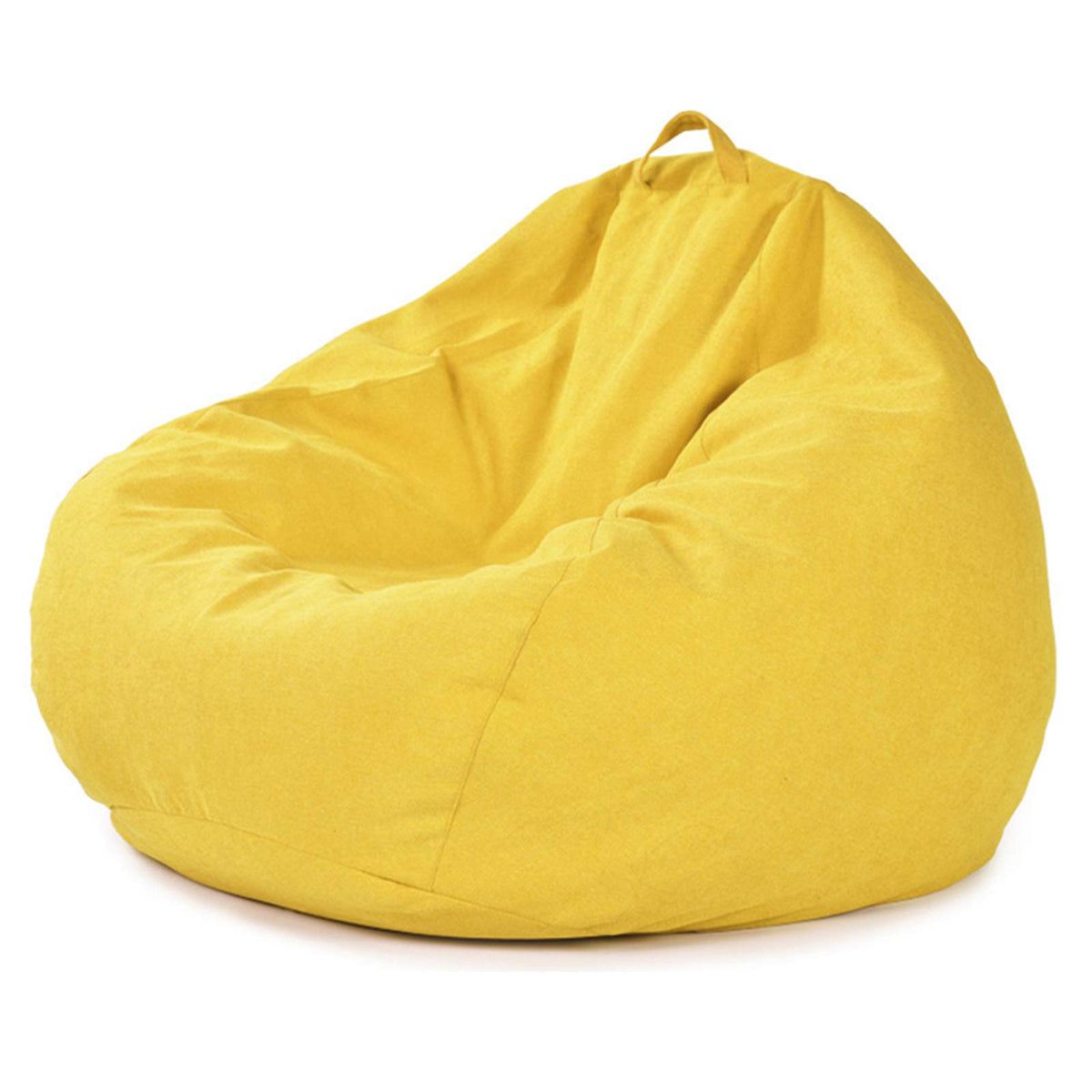 Flannel Bean Bag Chair Cover Yellow R422