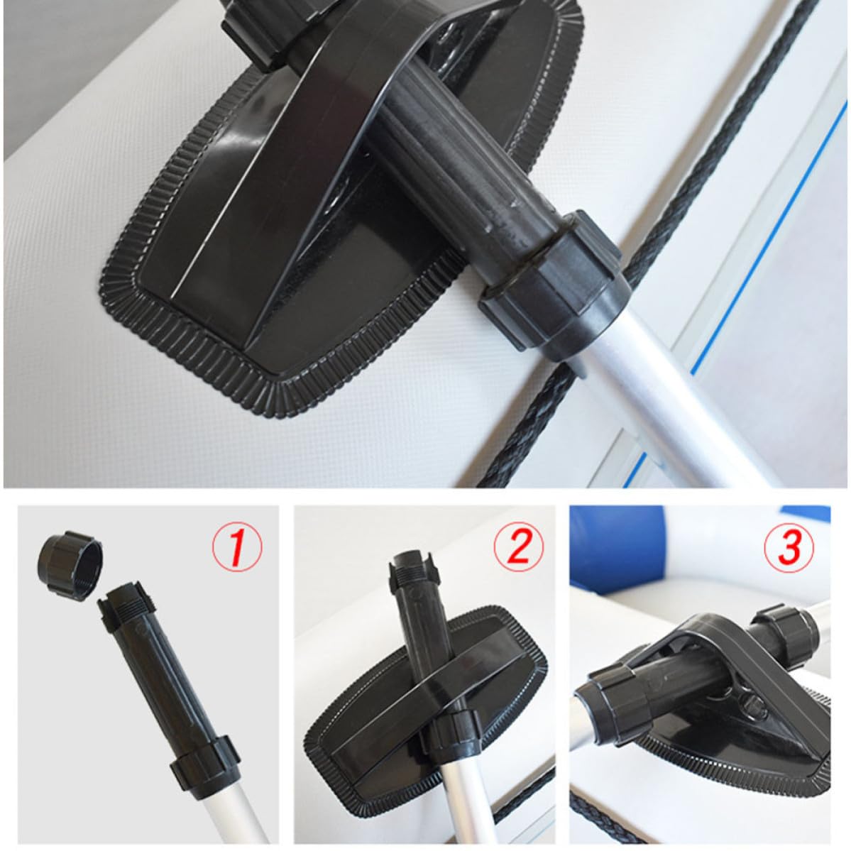2pcs Adjustable Aluminum Alloy Kayak Paddles A262424