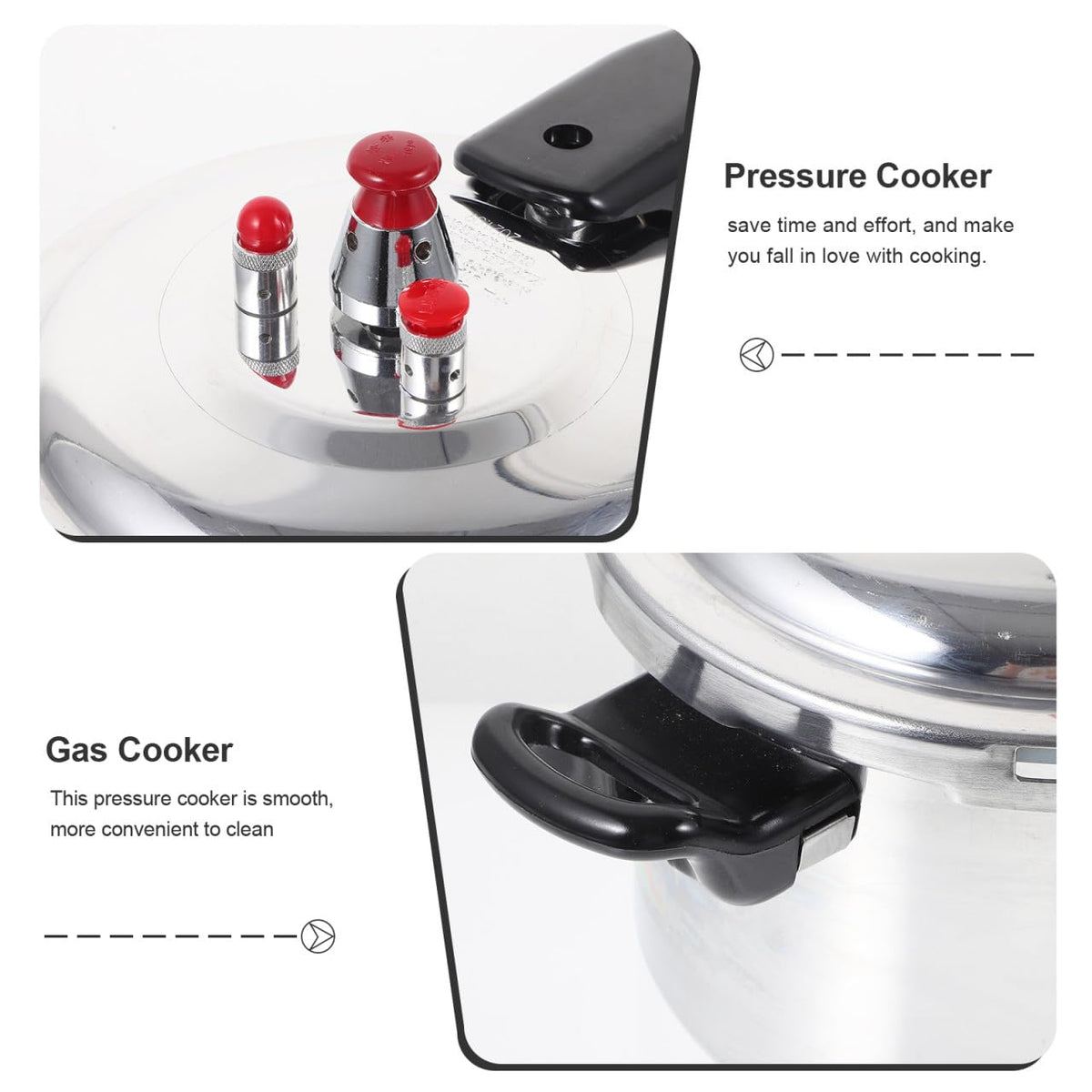 Pressure Cooker Kitchen Pot with Ergonomic Handle U88790