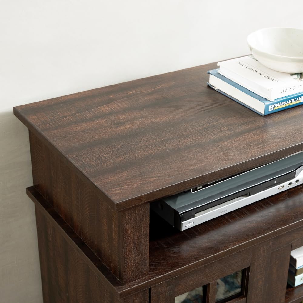 Espresso TV Stand with Storage S936498