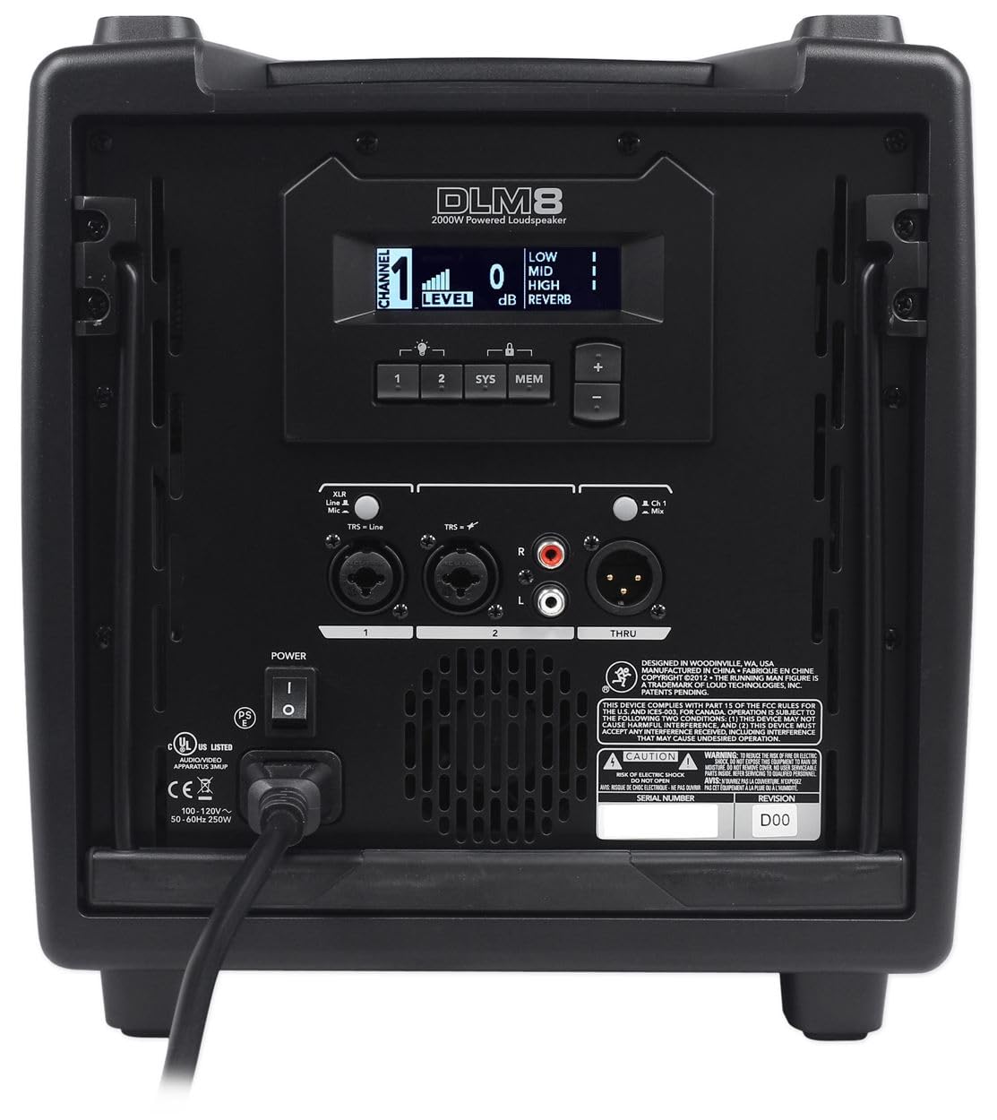 2000-Watt 8 in Powered PA Speakers with Tripod Stand Kit and XLR Cables P892