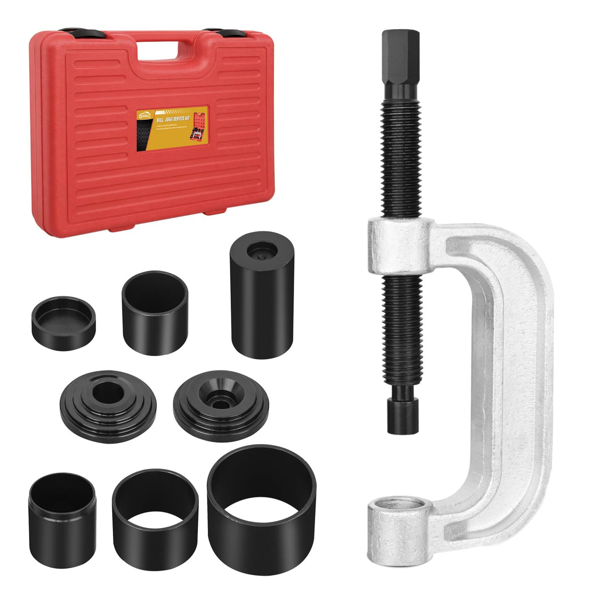 Ball Joint Press Kit with U-Joint and Brake Anchor Pin Tools D2731