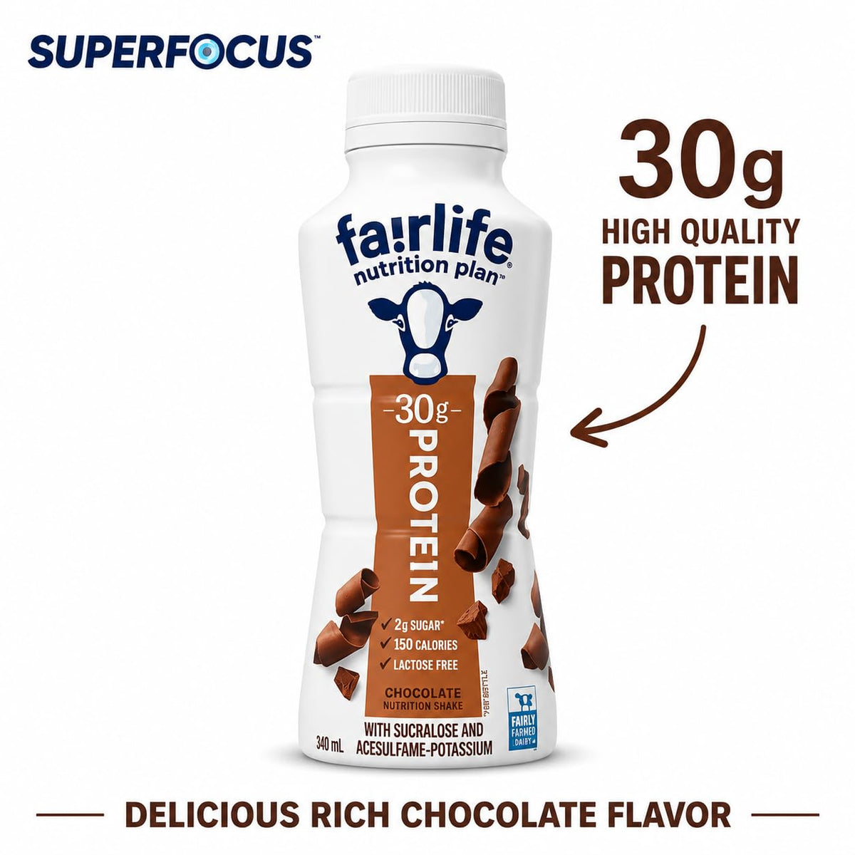 High Protein Chocolate Shake 12 Pack Q9855