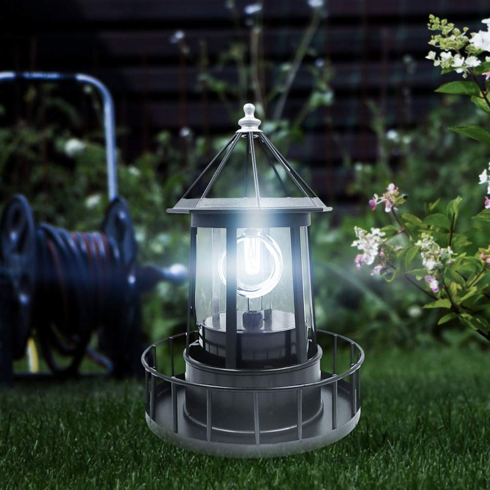 LED Solar Lighthouse Garden Light B23923