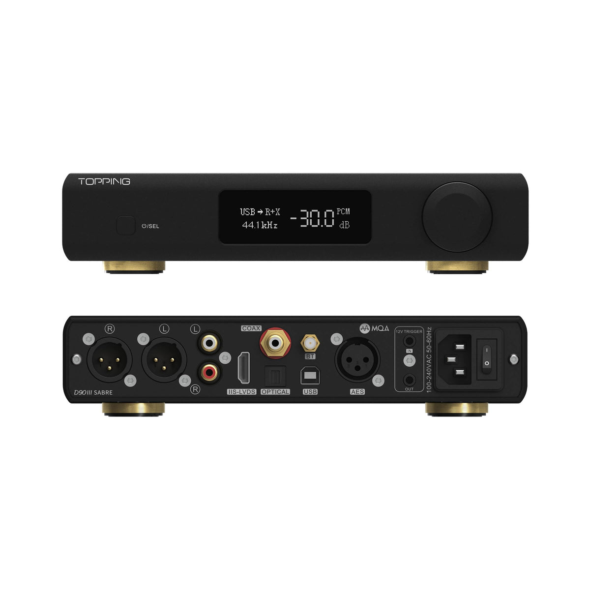 Black Desktop DAC Preamp V666