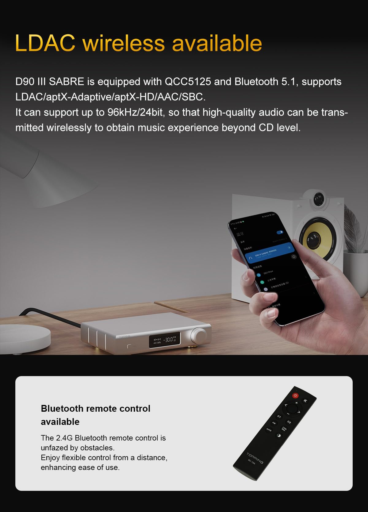 Black Desktop DAC Preamp V666