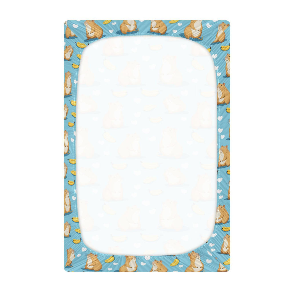 Soft Breathable Microfiber Fitted Crib Sheet, Standard Size 28in x 52in F193298