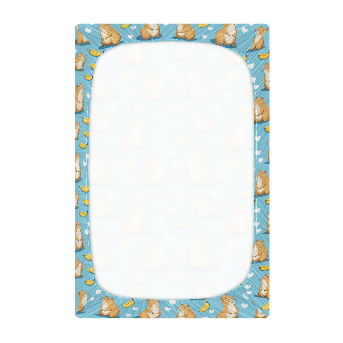 Soft Breathable Microfiber Fitted Crib Sheet, Standard Size 28in x 52in F193298