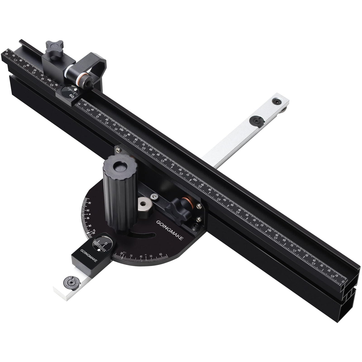 Portable Table Saw Miter Gauge with 18 Inch Fence and Flip Stop W558461