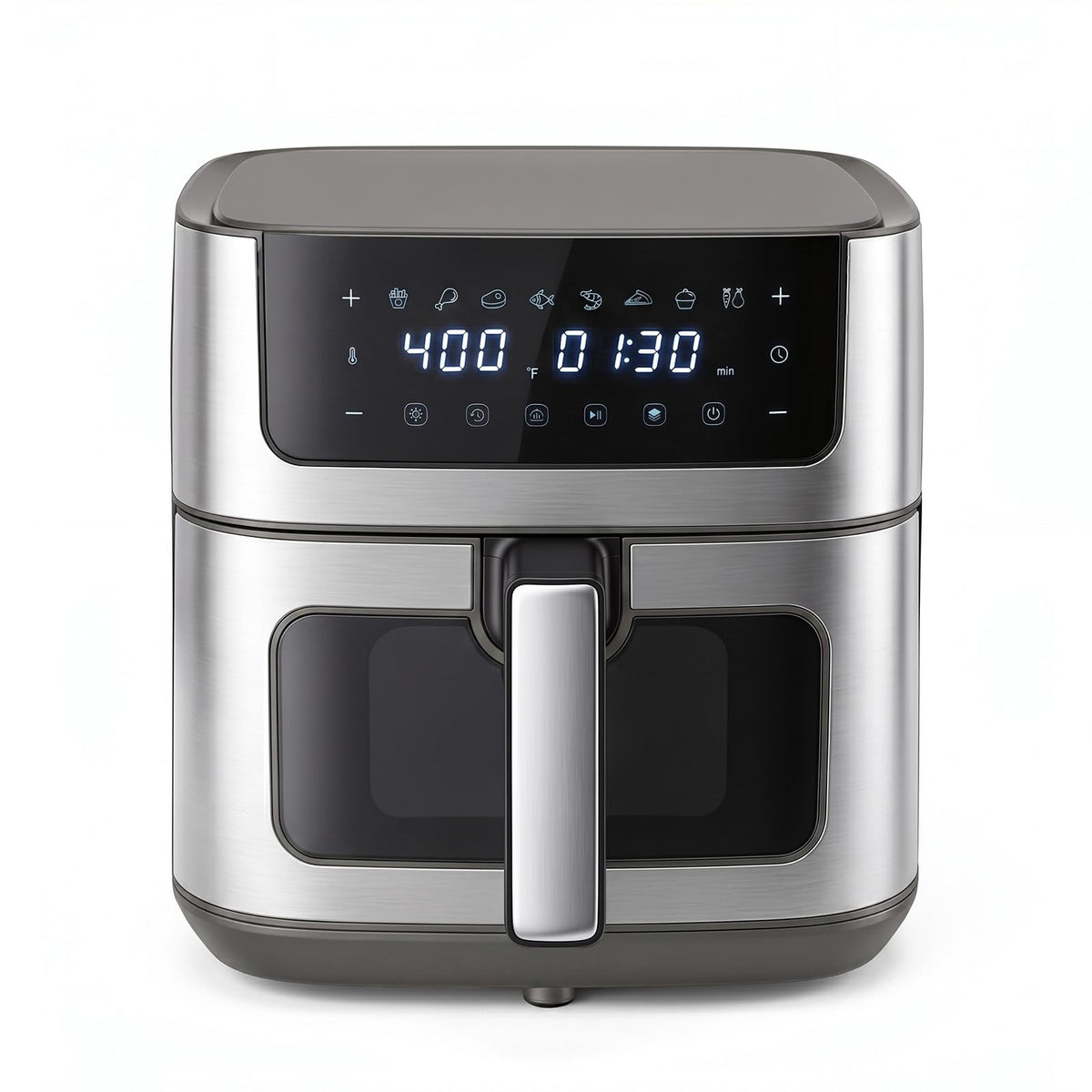 8-in-1 Air Fryer 6 Quarts with Presets and Window X628