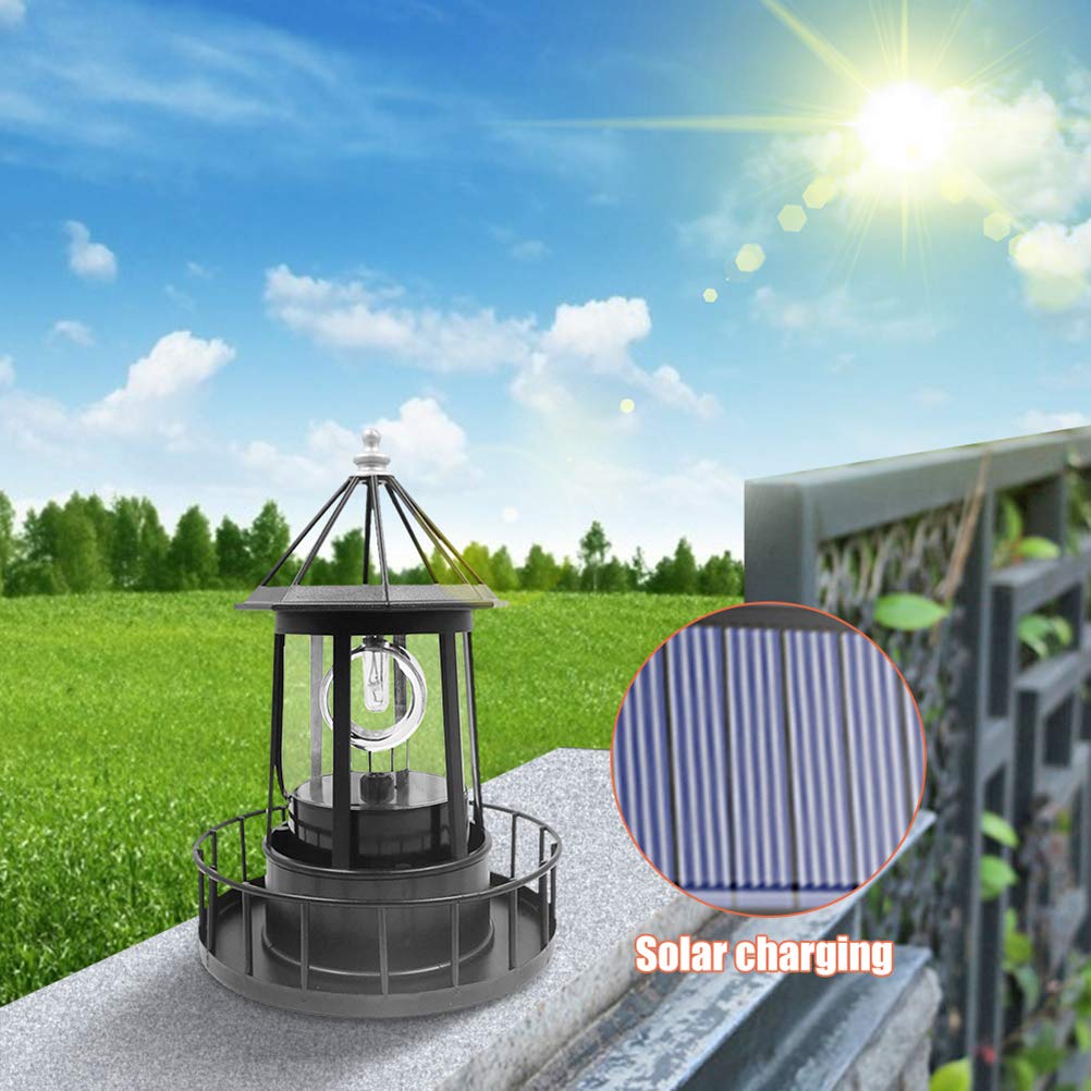 LED Solar Lighthouse Garden Light B23923