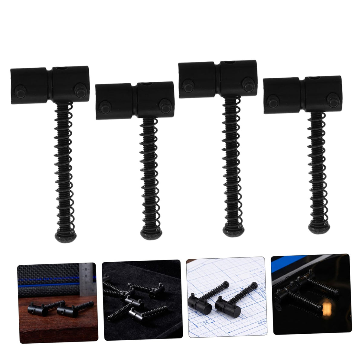 Metal String Saddles for 4-string Bass Guitar F810473
