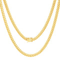 18k Yellow Gold Cuban Link Chain Necklace Y464934