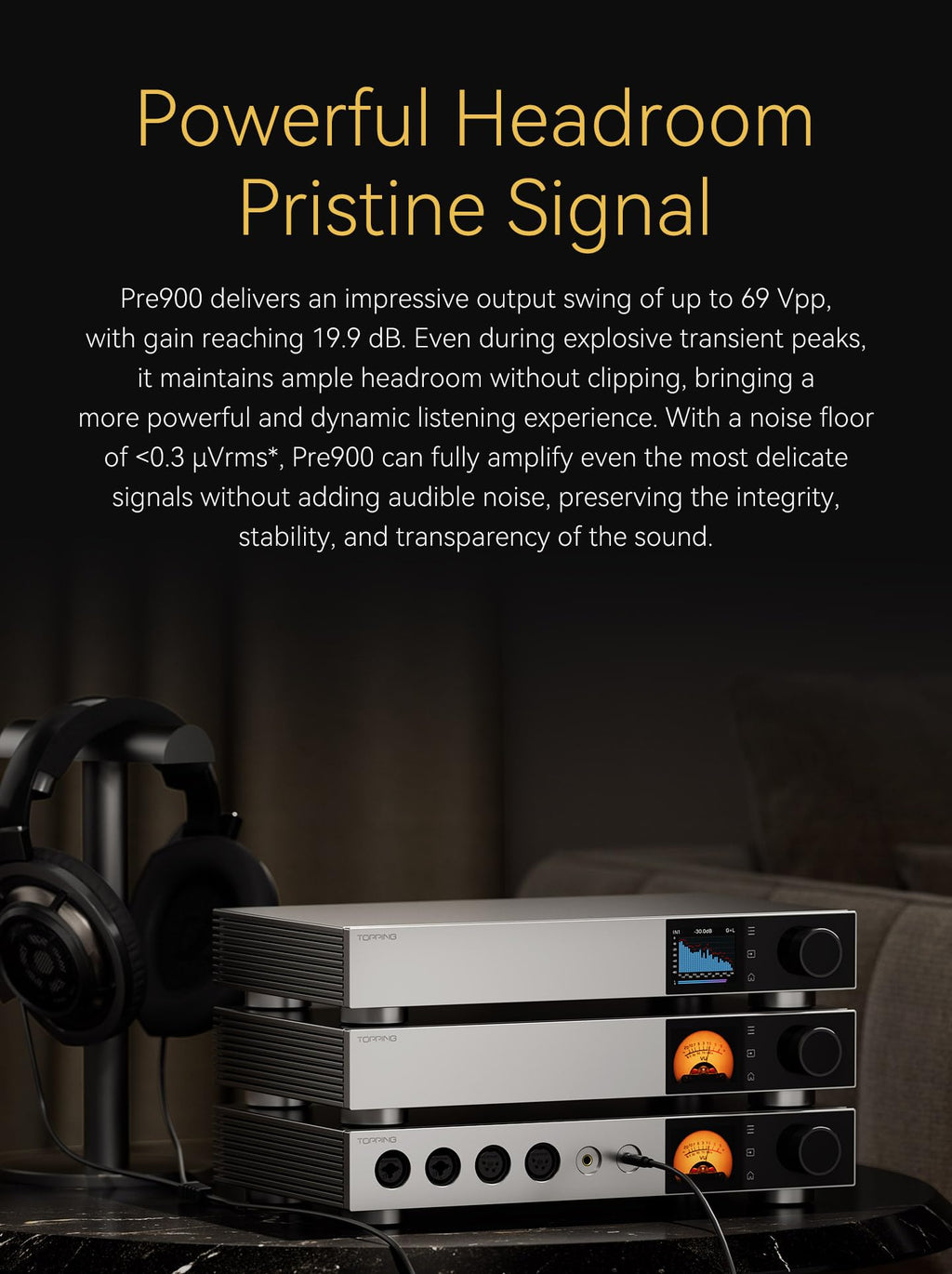 Fully Balanced Preamplifier with 3 XLR/TRS Inputs J6408