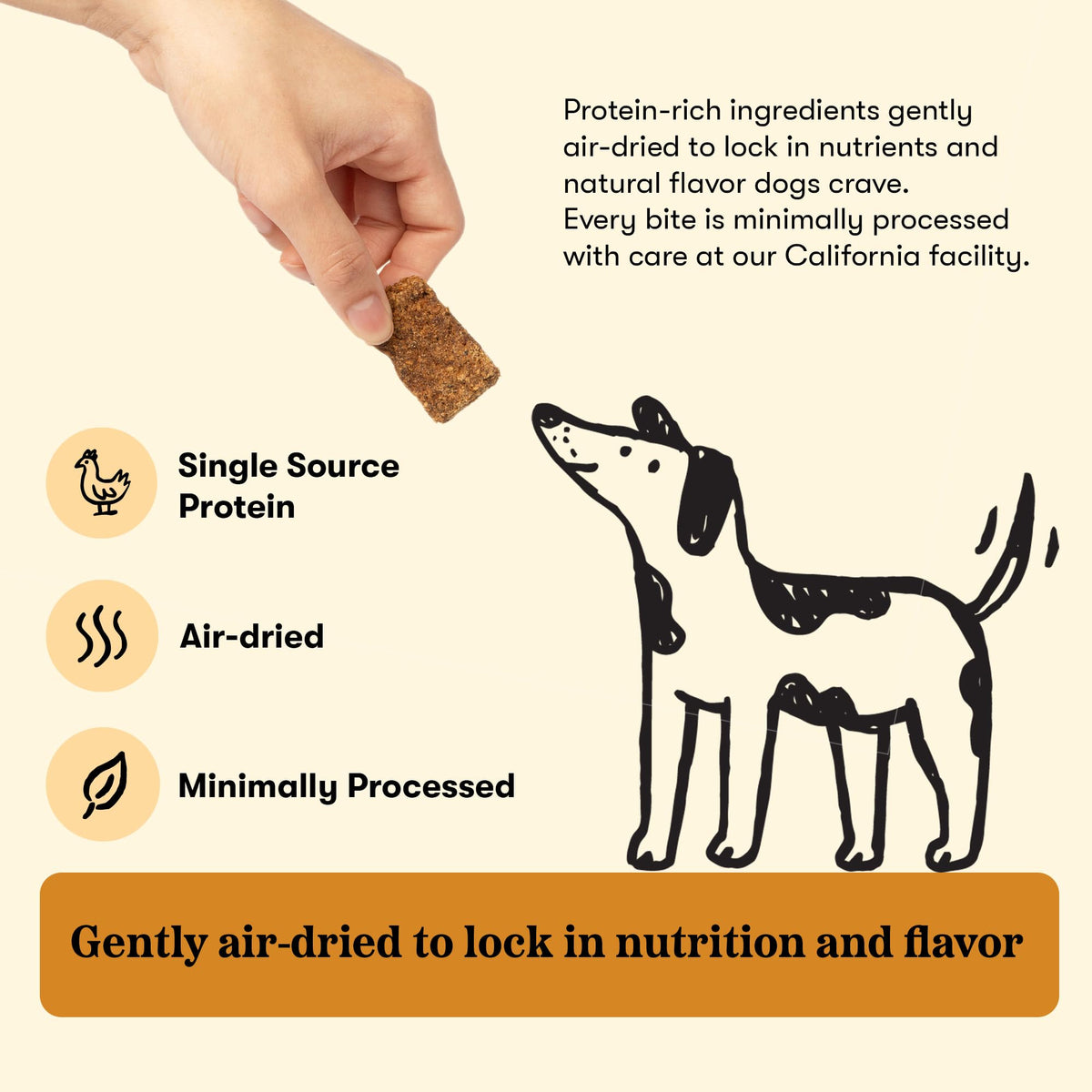 Organic Chicken Recipe Dog Treats, 18 oz S44228
