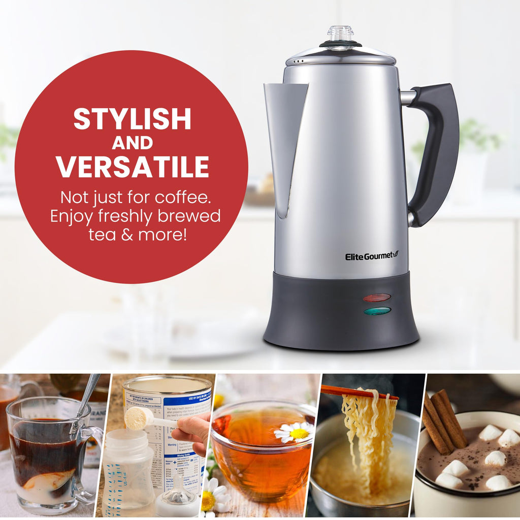 12-Cup Electric Coffee Percolator X9726