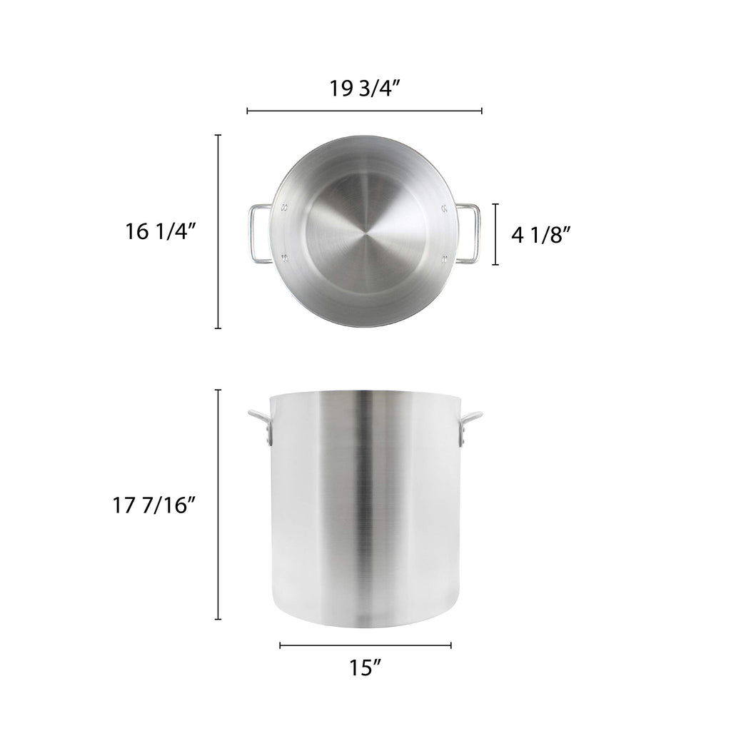 60 Quart Aluminum Stock Pot P382259