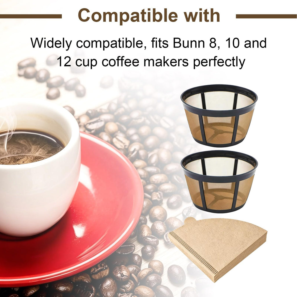 Reusable Coffee Filter Basket 2-Pack with Coffee Spoon W1794