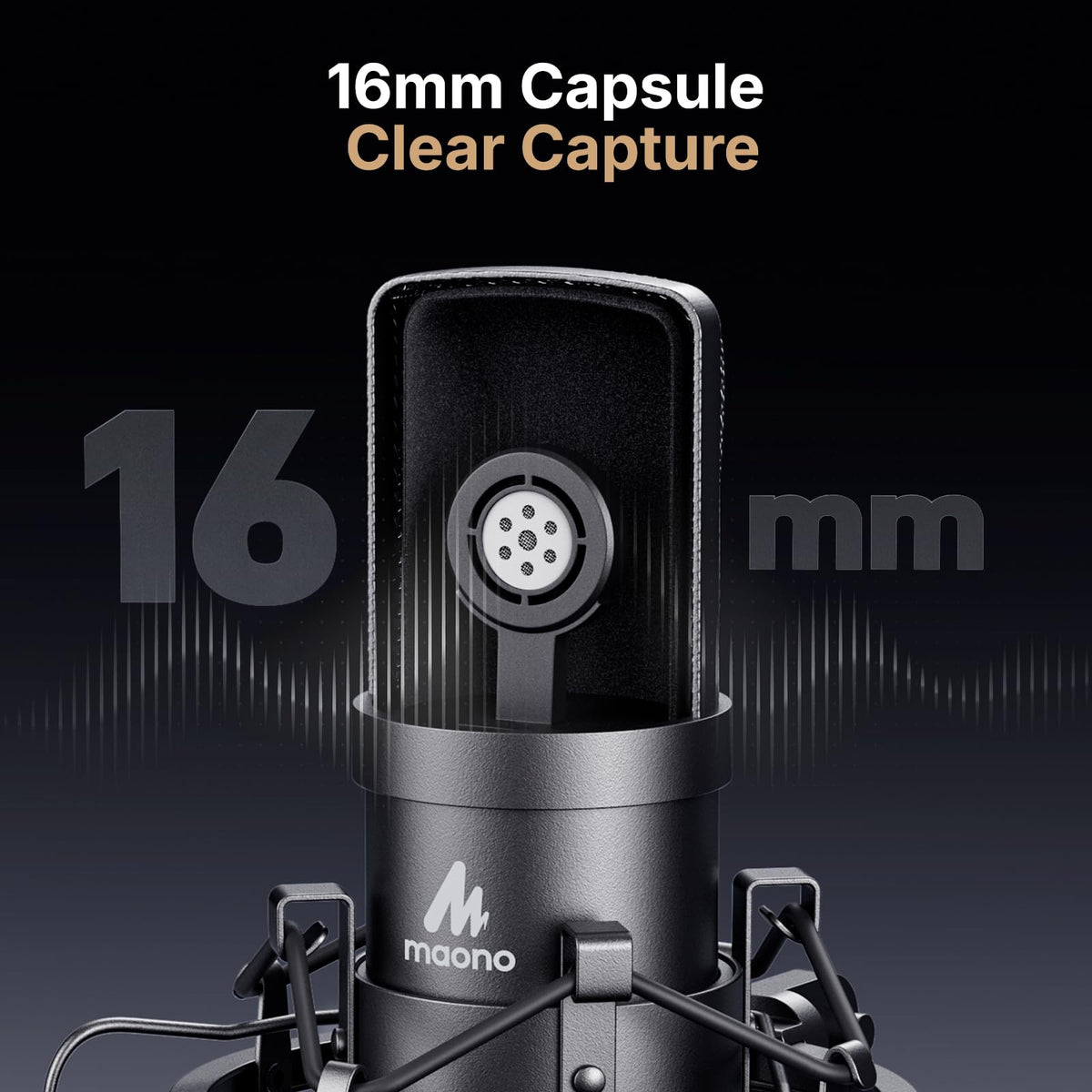 USB Microphone 192kHz/24Bit Condenser Mic Kit F1811