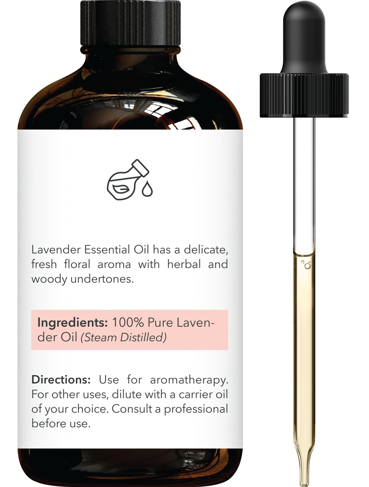 Spearmint & Lavender Essential Oils 4 Fl Oz Pack of 2 T19419
