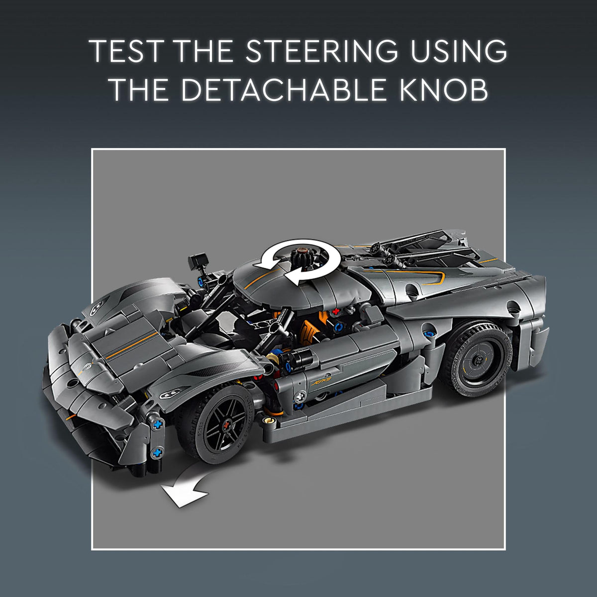 Grey Hypercar Building Set N213609
