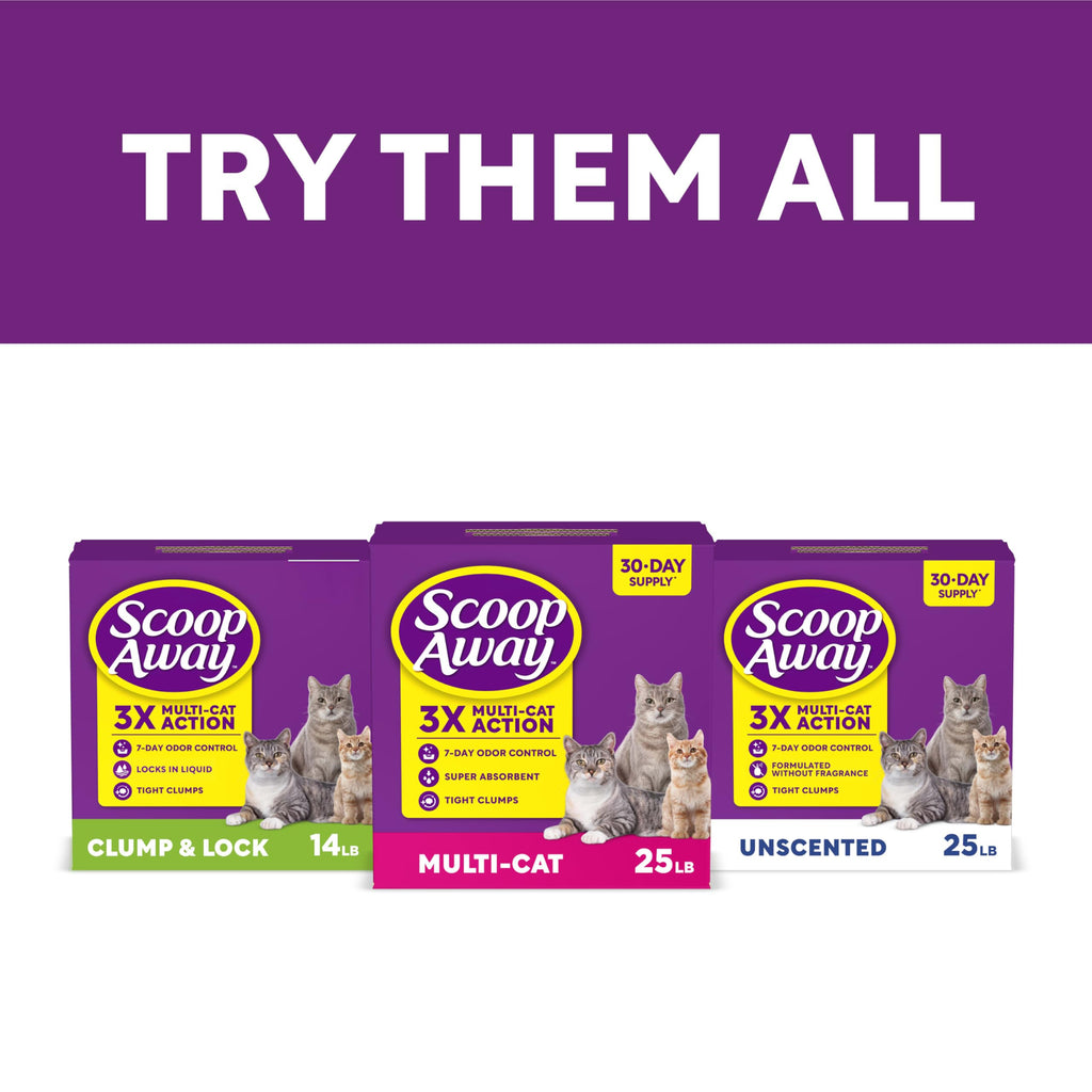 Multi Cat Clumping Cat Litter 18.5lb 2Pk T99863