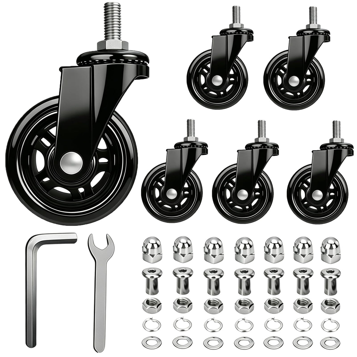 Creeper Wheels Replacement Set of 6 U24154