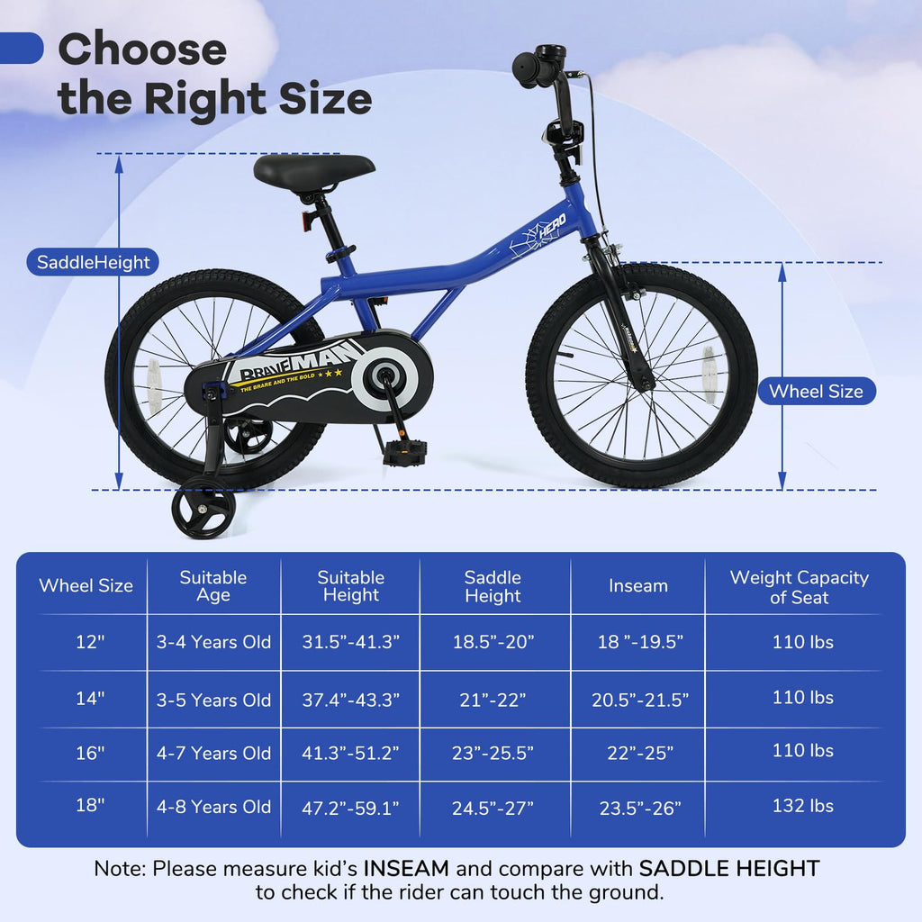 Kids Bike 12 14 16 18 Inch Bicycle R298