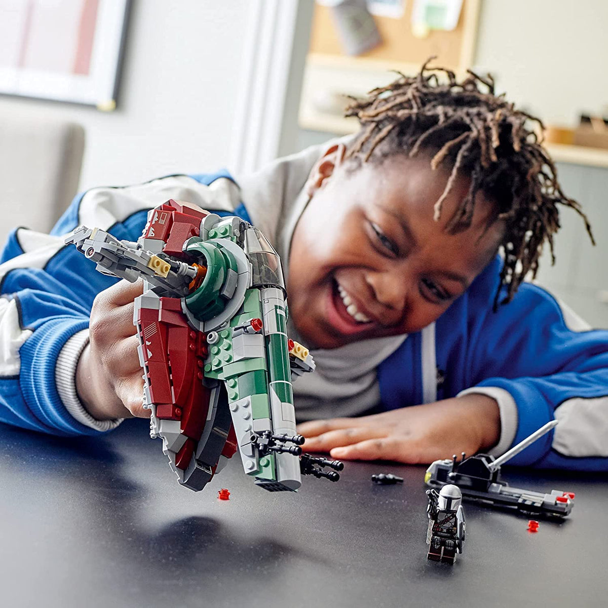 Building Toy with Rotating Wings and 2 Minifigures B315295