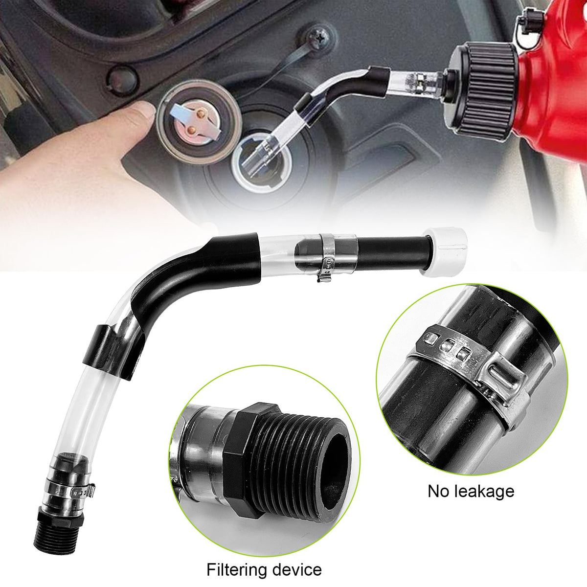 6 Piece Racing Fuel Jug Hose & Cap Kit K469053