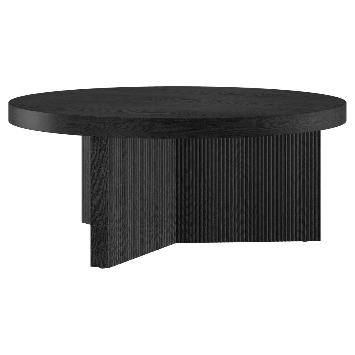 36" Scandinavian Fluted Coffee Table J1293