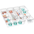 12 Pack Clear Drawer Organizer Set L4327