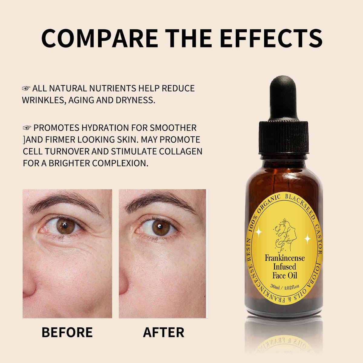 Frankincense Resin Oil Facial Serum 3PC A230494