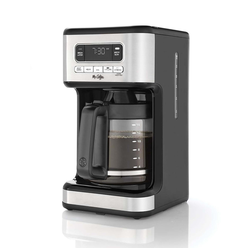 14 Cup Programmable Coffee Maker Stainless Steel T319424