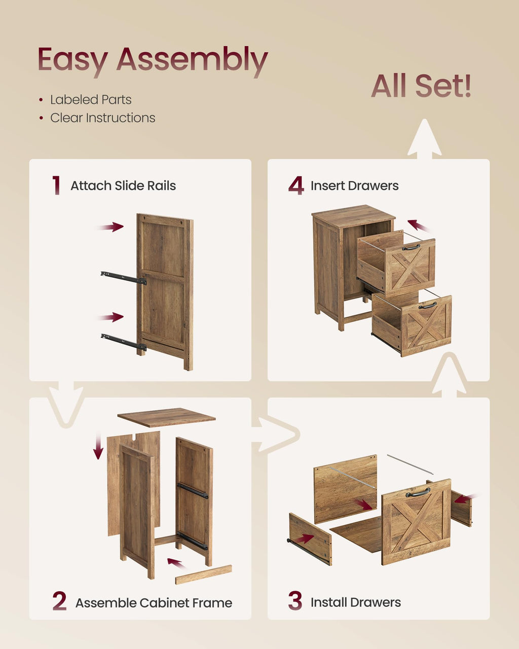 2-Drawer File Cabinet L640572