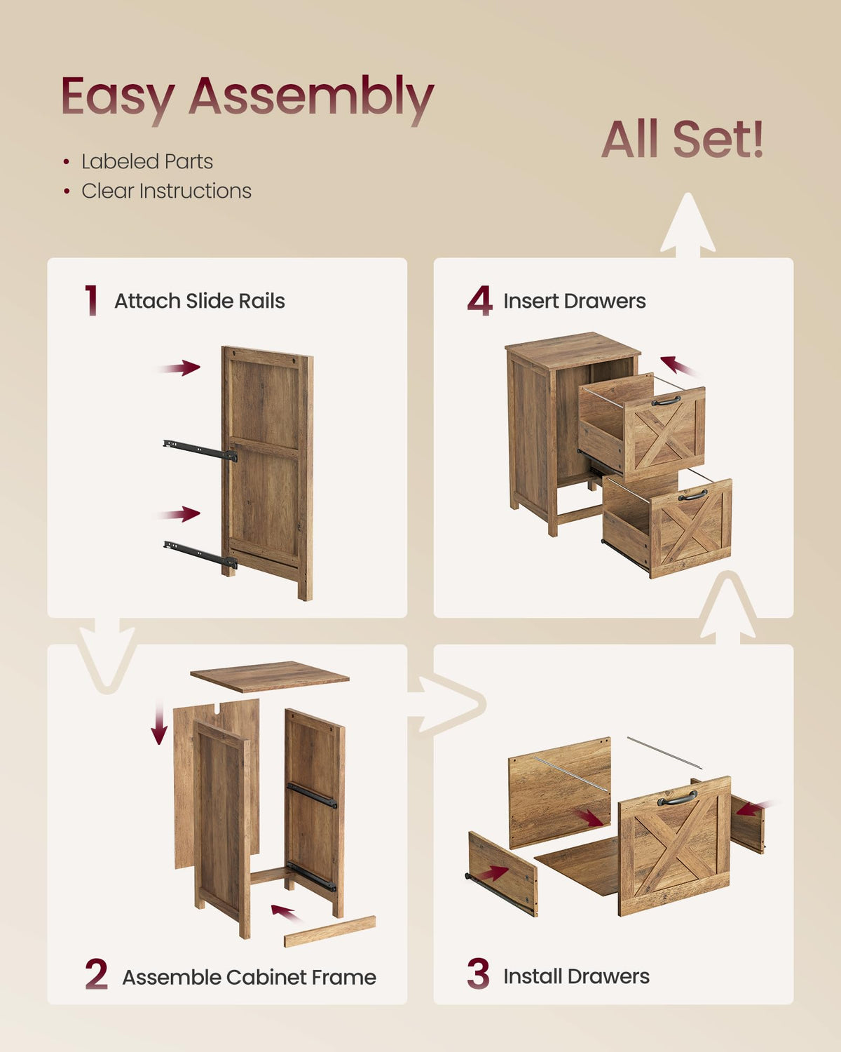 2-Drawer File Cabinet L640572