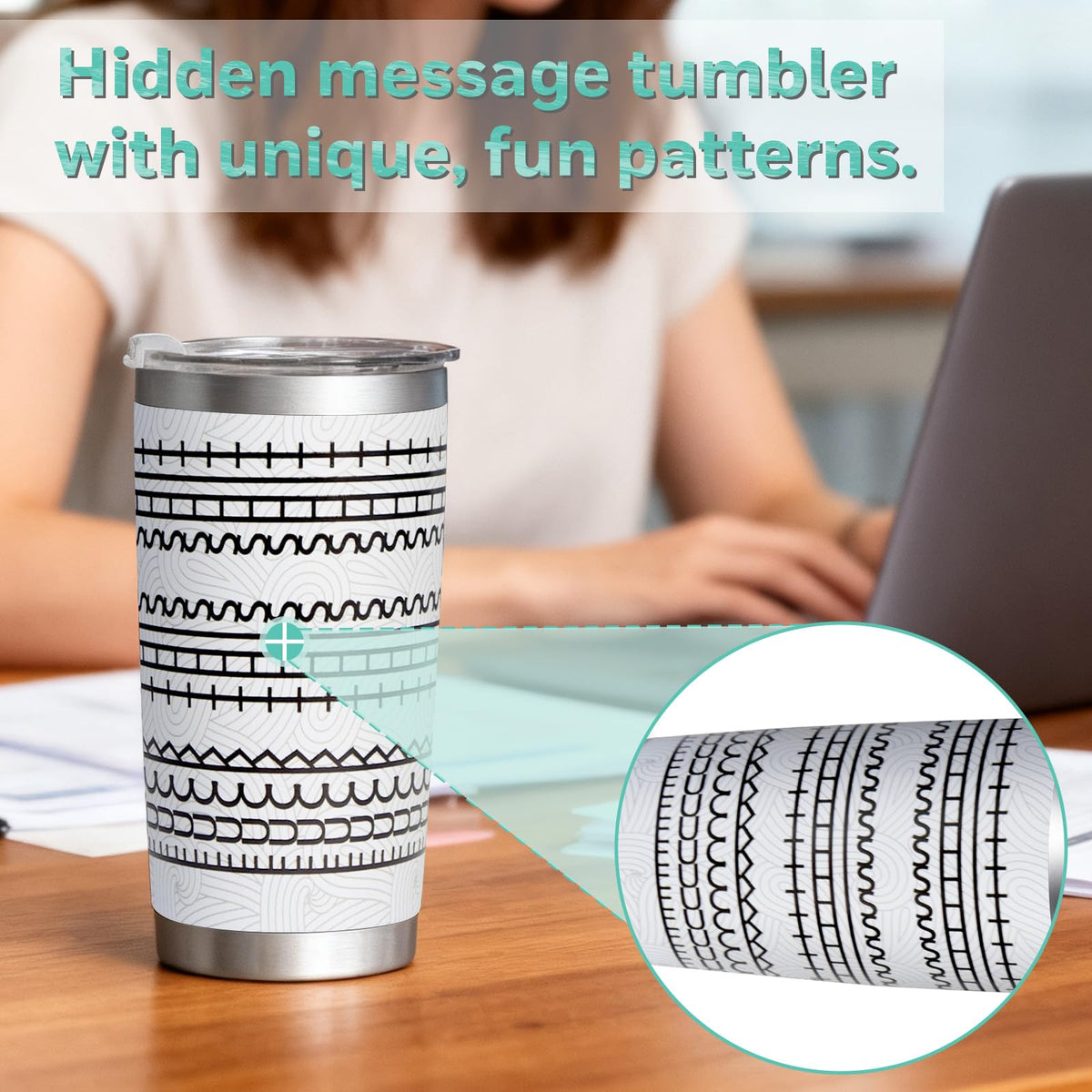 20oz Stainless Steel Travel Tumbler X1435