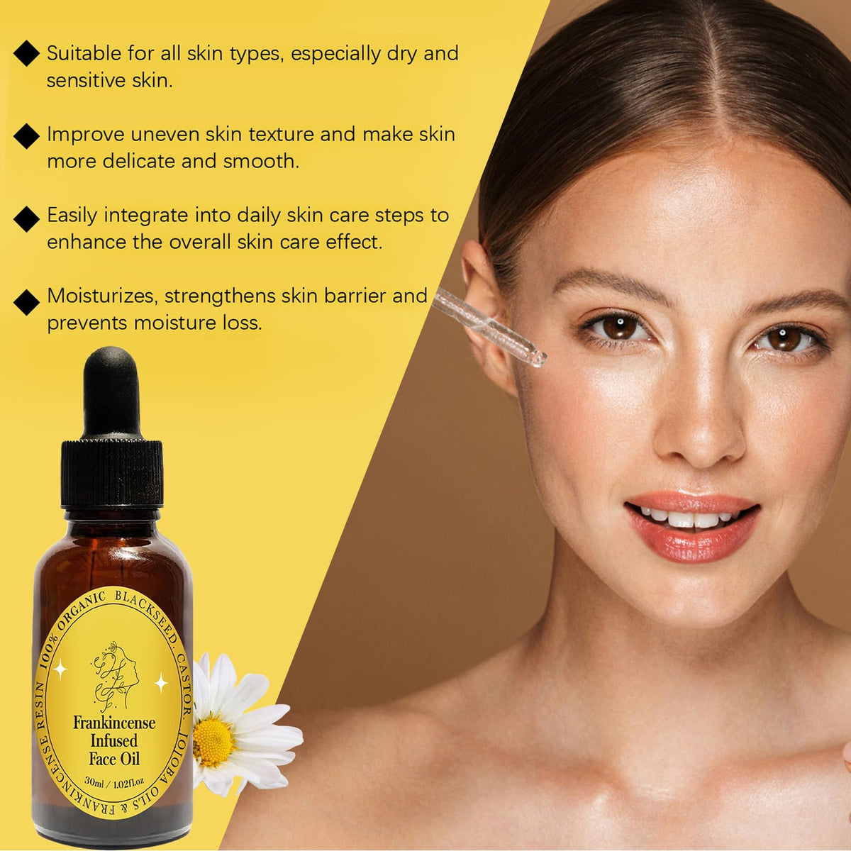 Frankincense Resin Oil Facial Serum 3PC A230494