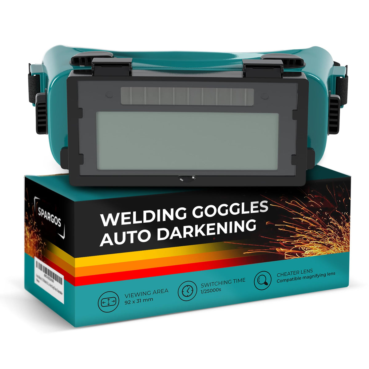 Welding Goggles Auto Darkening Flip Up DIN 8-12 F9339