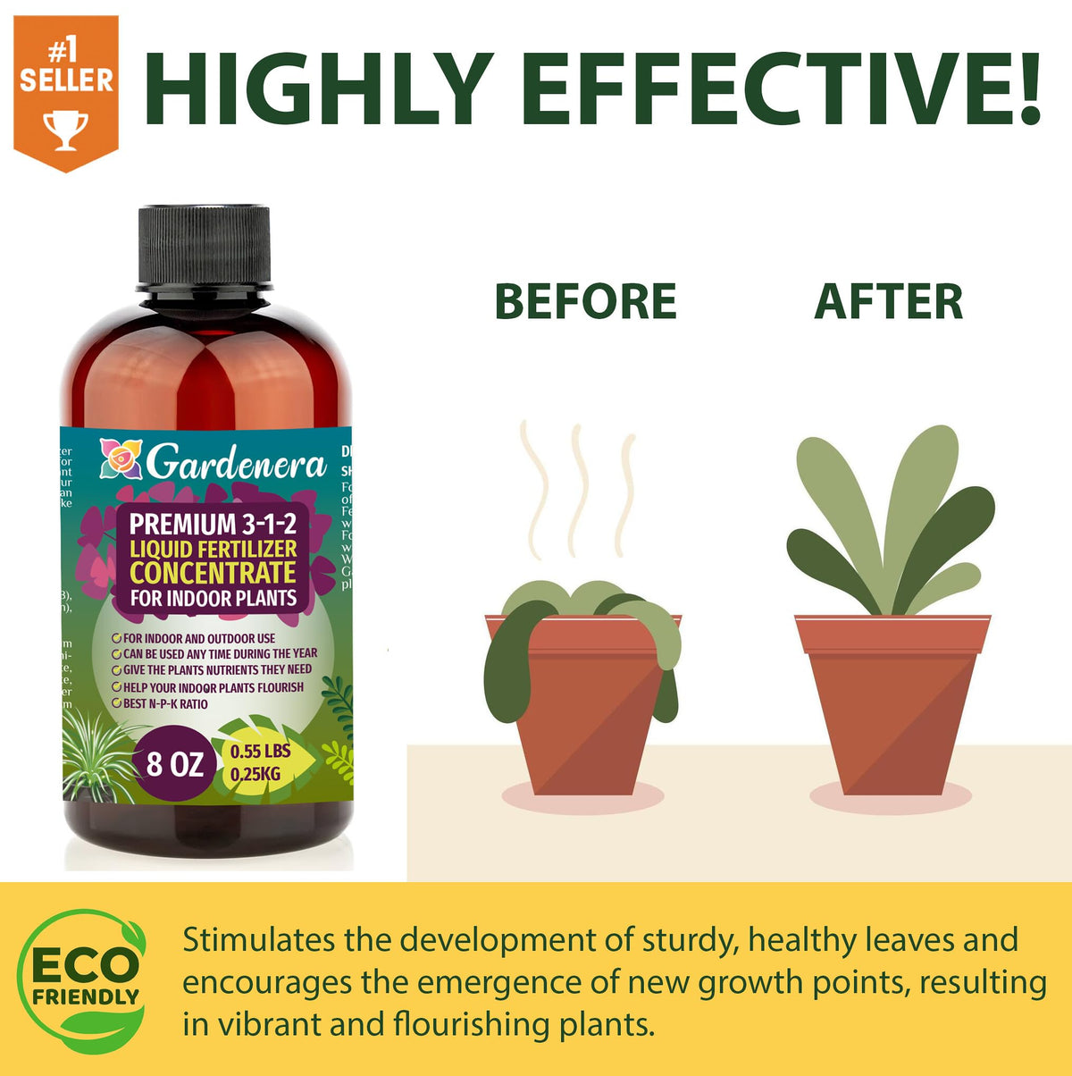 Liquid Citrus Tree Fertilizer 3-1-2 Concentrate 8oz N596