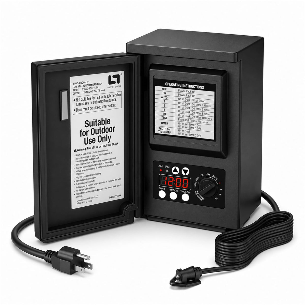200W Low Voltage Landscape Transformer L997